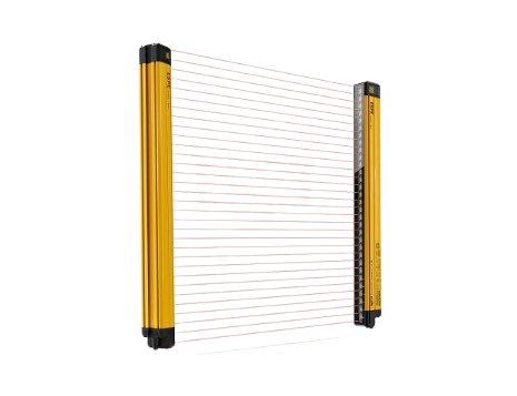 Safety light curtain for machine protection